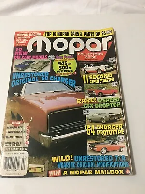Mopar Collector's Guide MCG Magazine Back Issue February 1999 • $8.44