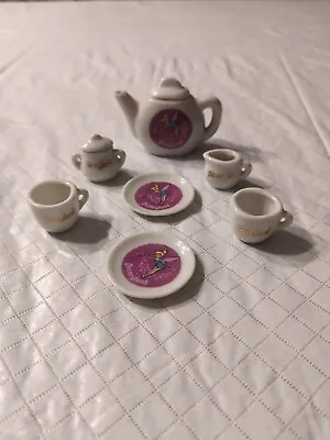 Vintage 1960s Tinkerbell Disneyland Porcelain Miniature Tea Set Made In Japan • $22