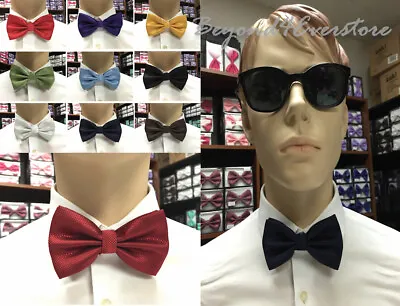 Bow Tie 14 Different Colors! Adults Men Diamond Pattern Formal Wear Accessories • $4.99