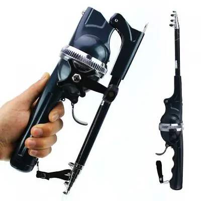 1.4m Foldable Glass Fiber Fishing Rod Built-in Fishing Reel With 80m Line Travel • $33.68