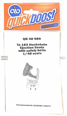 QBT48989 1:48 Quickboost Ta183 Huckebein Ejection Seat With Seatbelt (ACA/TAM • $14.89