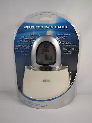 Springfield Precise Temp Wireless Rain Gauge In/Out Temperature Digital 91505-1 • $21.24