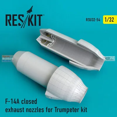 RESRSU320054U 1:32 ResKit F-14A Tomcat Closed Exhaust Nozzles (TRP Kit) • $51.19