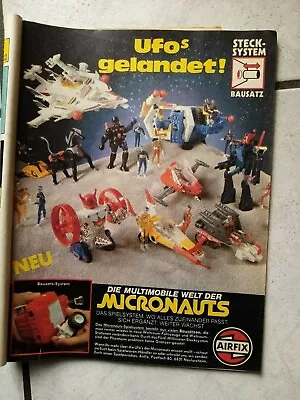 Micronauts (from Airfix) An Old Advertising Page From 1979 - # • £4.31