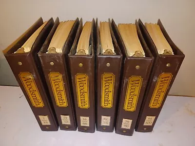 Woodsmith Magazine Back Issues - Lot Of 85 In 6 Binders - FREE SHIPPING • $84.99