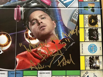 Breaking Bad Monopoly Aaron Paul Signed Autographed Jessie Pinkman Beckett BITCH • $849.15