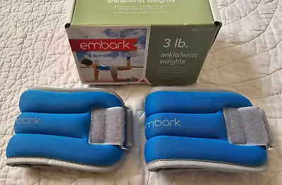 NEW Embark Wrist & Ankle Weights 3lb. Set - 1 1/2 Lb Each OPEN BOX • $12.95
