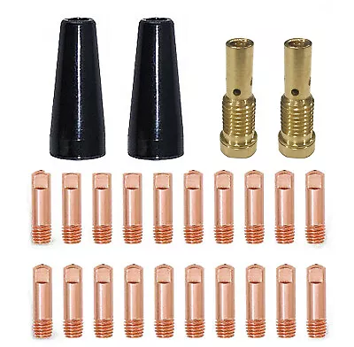 24PK Flux Core Gasless Nozzle Diffuser Tip Kit For Lincoln Weld Pak HD Handy Mig • $24.99