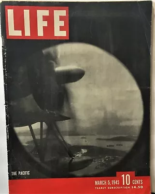 LIFE - March 1945 - WW II   Philippines Liberation   Iwo Jima   Marlene Dietrich • $12.99