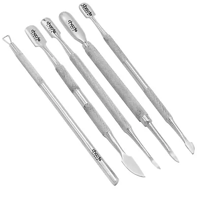 5 Piece Pusher Set Cuticle Manicure Set Cuticle Remover Professional Pedicure • $7.49