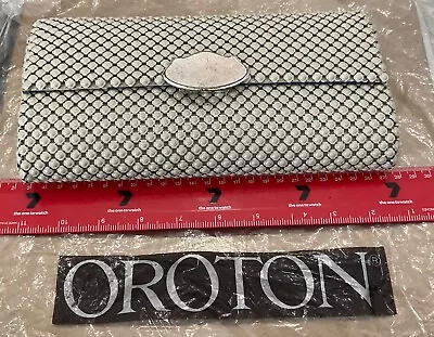 OROTON White Mesh Hand Bag Clutch Vintage • $35