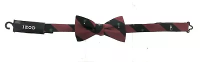 IZOD Mens Holiday Christmas Red And Blue Penguin Bow Tie • $14.09