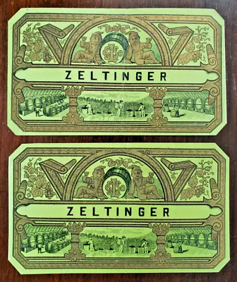 Vintage Zeltinger Wine Labels From Germany Used An Note Pads • $19.99