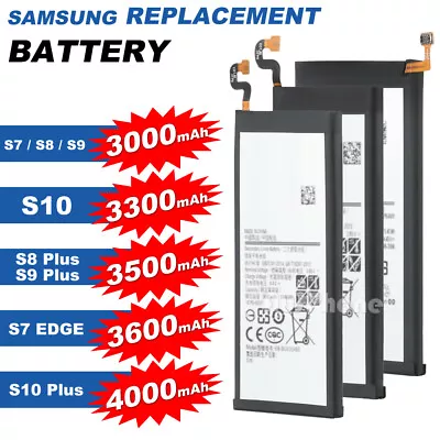 High Capacity Replacement Battery For Samsung Galaxy S5 S7 Edge S8 S9 S10+ Plus • $12.45