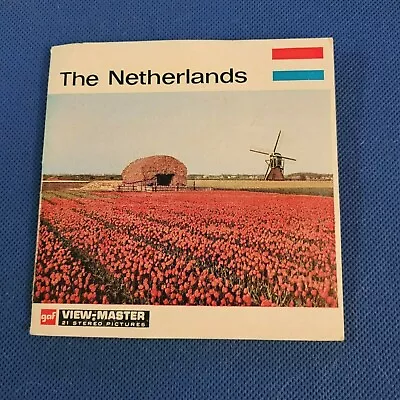 Gaf C400 The Netherlands Nations Of The World View-master 3 Reels Folder Packet • $26