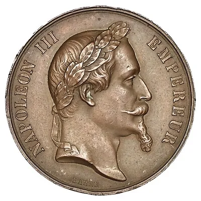 France Medal Napoleon III 1865-1866 Prix Cantonal Streams With 'Adult Hérault • £53.96