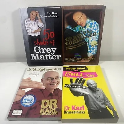 4 Lot Dr Karl Kruszelnicki- 50 Shades Of Grey Matter Never Mind The Bullocks+2 • £13.62