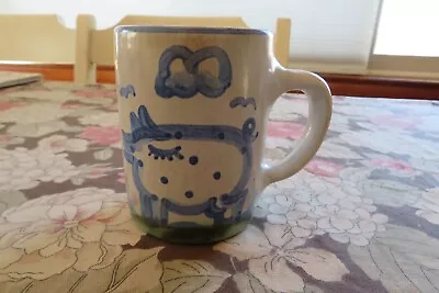 Vintage MA Hadley RARE Pottery Mug/Coffee Cup -PIG • $9.95