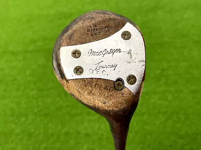 MacGregor Tourney Tommy Armour 653T Persimmon Driver Right Handed Steel Stiff • $59.99