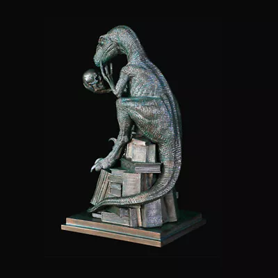 $247.51 • Buy REBOR ODDITIES Velociraptor Dinosaur Statue EXTINCTION Bronze Color IN STOCK