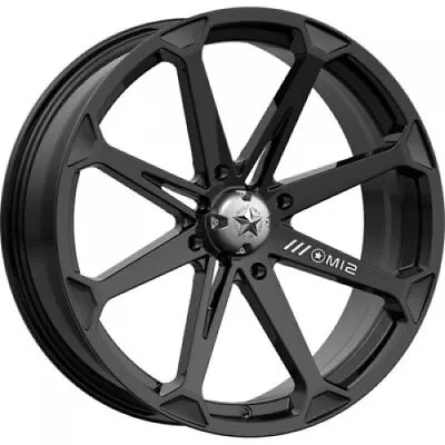 4/137 Motosport Alloys M12 Diesel Wheel 14x7 4.0 + 3.0 Black M12-04737 • $159.87