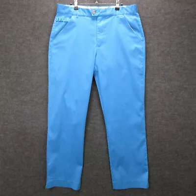 Royal And Awesome Pants Men's 36X32 Blue Golf Chino Casual Outdoors Stretch • $29.99