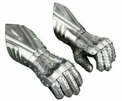 £111.77 • Buy Medieval Gauntlets German 15th Century Medieval Gloves Functional Armor