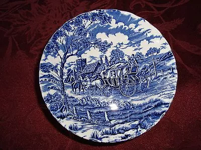 Myott Royal Mail Staffordshire 5 1/2  Desert Bowl England Blue & White Near Mint • $4.99