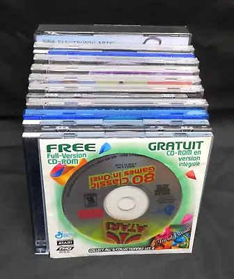 Large Mixed Collection Lot Of CD-ROM Computer Games • $3.62