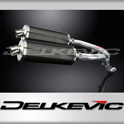 Kawasaki ZX-10R Ninja 06-07 Delkevic Slip On 14  Oval Carbon Exhaust Muffler Kit • $605.99