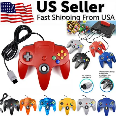 Wired N64 Controller Joystick Compatible With Nintendo 64 N64 Video Game Console • $11.72