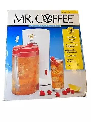 Mr. Coffee The Iced Tea Pot Model TM1 In BLUE - Makes 2 Quarts Of Fresh Iced TEA • $49