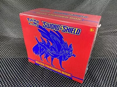$80 • Buy 🔥Factory Sealed Pokemon Zacian Sword And Shield ETB Elite Trainer Box 🔥 - Sb