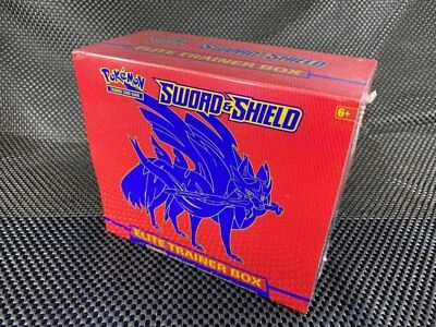 $80 • Buy 🔥Factory Sealed Pokemon Zacian Sword And Shield ETB Elite Trainer Box 🔥 - Sb