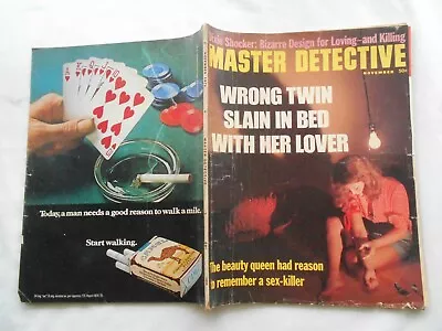 MASTER DETECTIVE Magazine-NOVEMBER1971 • $15