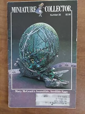 Miniature Collector Magazine August 1980 Number 20 Vintage Mary McGrath Egg • $5.39