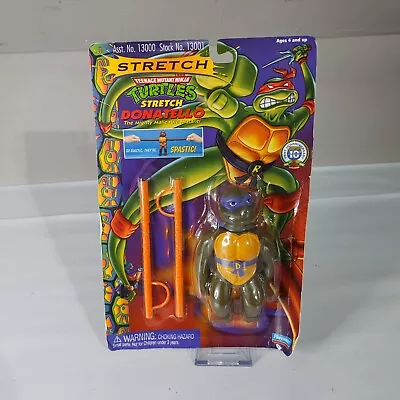 New Sealed Vintage 1996 Teenage Mutant Ninja Turtles Stretch Donatello TMNT • $174.99