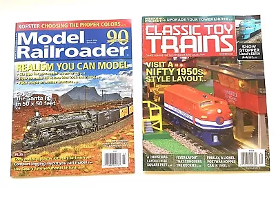 Model Railroader & Classic Toy Trains Magazine Lot Of 2 New • $4.99