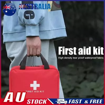 First Aid Kit Bag Empty Portable Emergency Medical Bag First Aid Storage Box * • $10.88