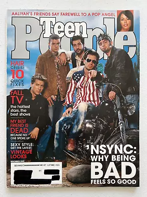 Teen People Magazine - NSYNC - Aaliyah Farewell - November 2001 • $19.99