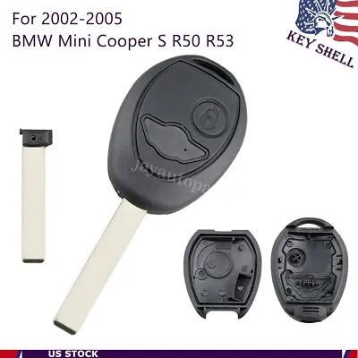 For 2002 2003 2004 2005 BMW Mini Cooper S R50 R53 Remote Car Key Fob Shell Case • $8.99