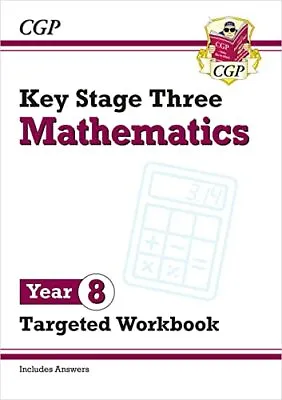KS3 Maths Year 8 Targeted Workbook (with Answers): Perfect For C... By CGP Books • £3.49