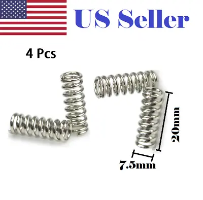 4PCs Feeder Spring Ultimaker Makerbot Wade Extruder Nickel Plating 1.2mm 20mm • $8