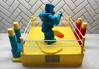 Rockem Sockem Robots Rock Marx Sock Classic Boxing Match Missing Red Rocker • $18.99