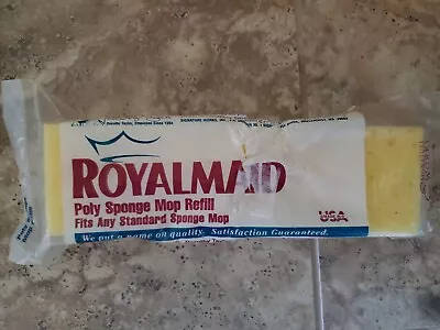 NIP Butterfly Style Mop Sponge Refill ROYALMAID Absorbent Cellulose Made In USA • $4.50