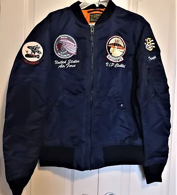 Bomber Jacket MA Series 1 Continuous Exploration Military Flight Med • $34.99