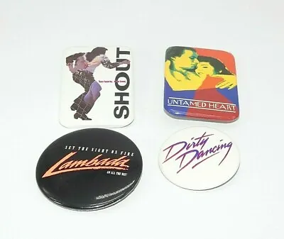 Romantic Movie Vintage Pin Lot Dirty Dancing Lambada Untamed Heart Shout  • $19.99