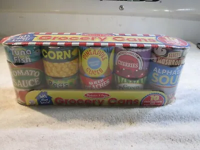 Melissa & Doug Let's Play House Grocery Cans • $15.99