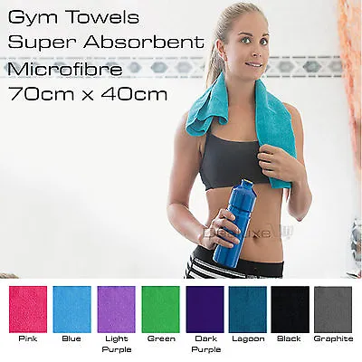 $10 • Buy Super Absorbent Microfibre Micro Fibre Gym Travel Sport Sauna Towel - 7 Colours