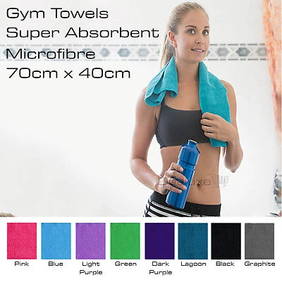 $10 • Buy Super Absorbent Microfibre Micro Fibre Gym Travel Sport Sauna Towel - 7 Colours